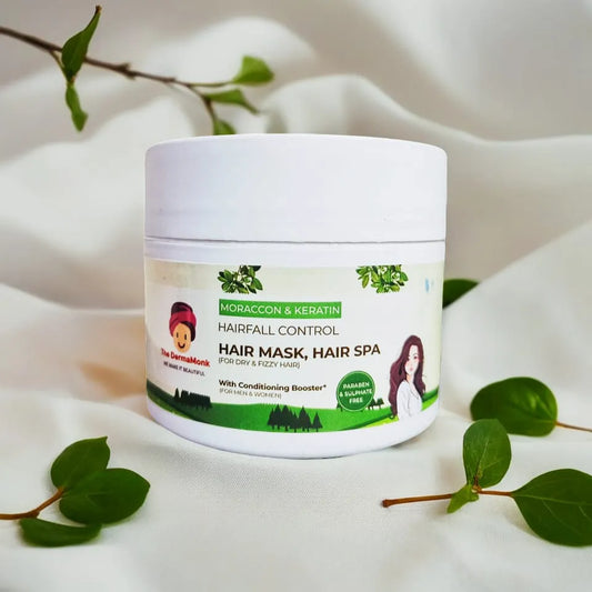 The Derma Monk Moroccan & Keratin Hairfall Control Hair Mask (200gm)