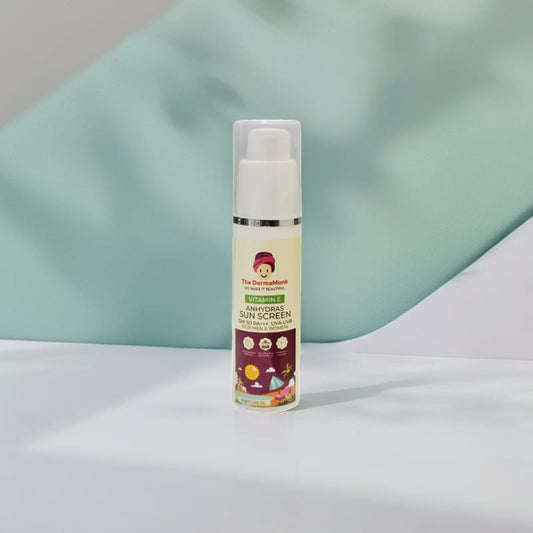 The Derma Monk Vitamin E Anhydras Sunscreen SPF 50 PA+++ (30 gm)