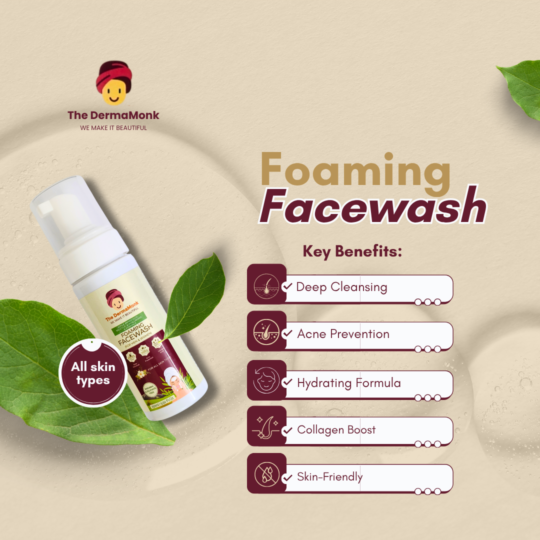 The Derma Monk Foaming Facewash (150ml)