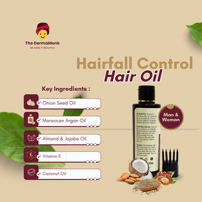 The Derma Monk Hairfall Control Hair Oil (100ml)